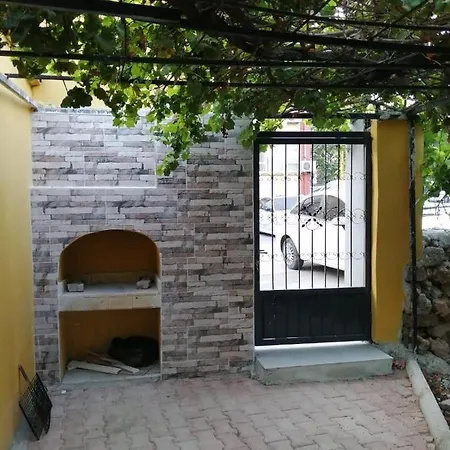 A New House With Garden In Center *